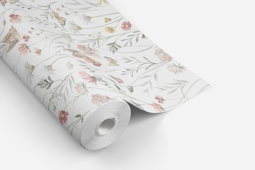 Flowers & Butterflies Test Product Behang