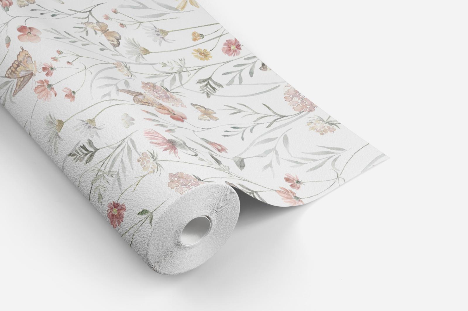 Flowers & Butterflies Test Product Behang